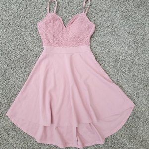 No Boundaries Pink Dress